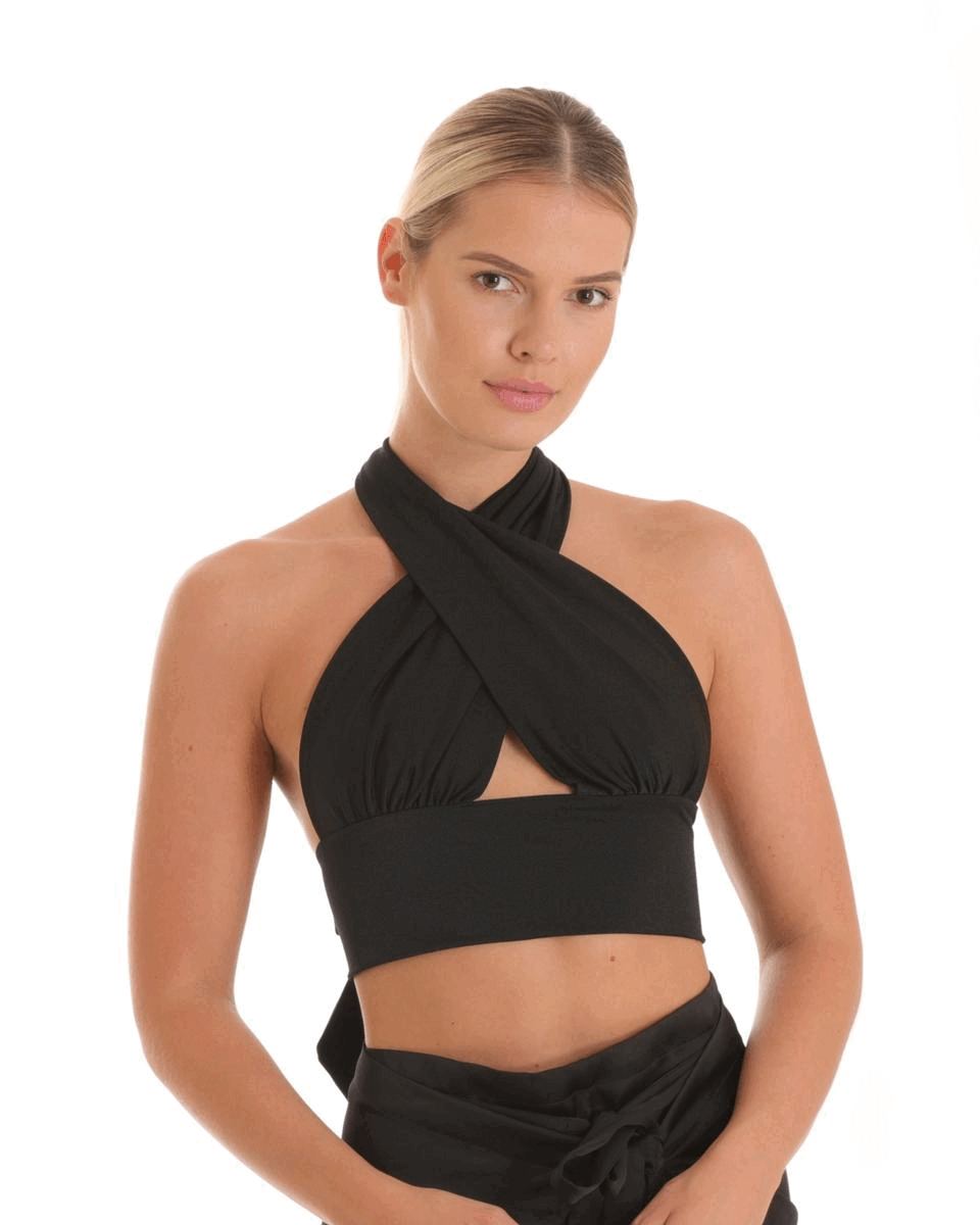 Black_model1 Des:Model is an A cup and wears size XS-S and US 0