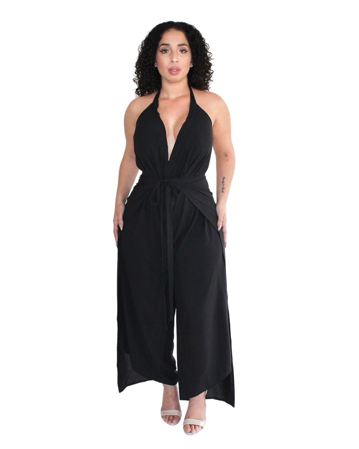 Black_model2 Des:Model is 5’9” and wears size L and US 14
