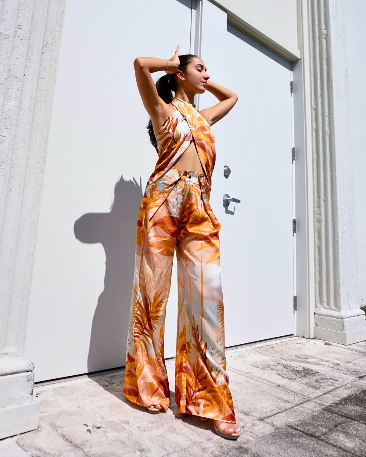 Solstice Orange (Pre-order 4/30)_model3 Des:Model is 5’2” A cup and wears size XS and US 0