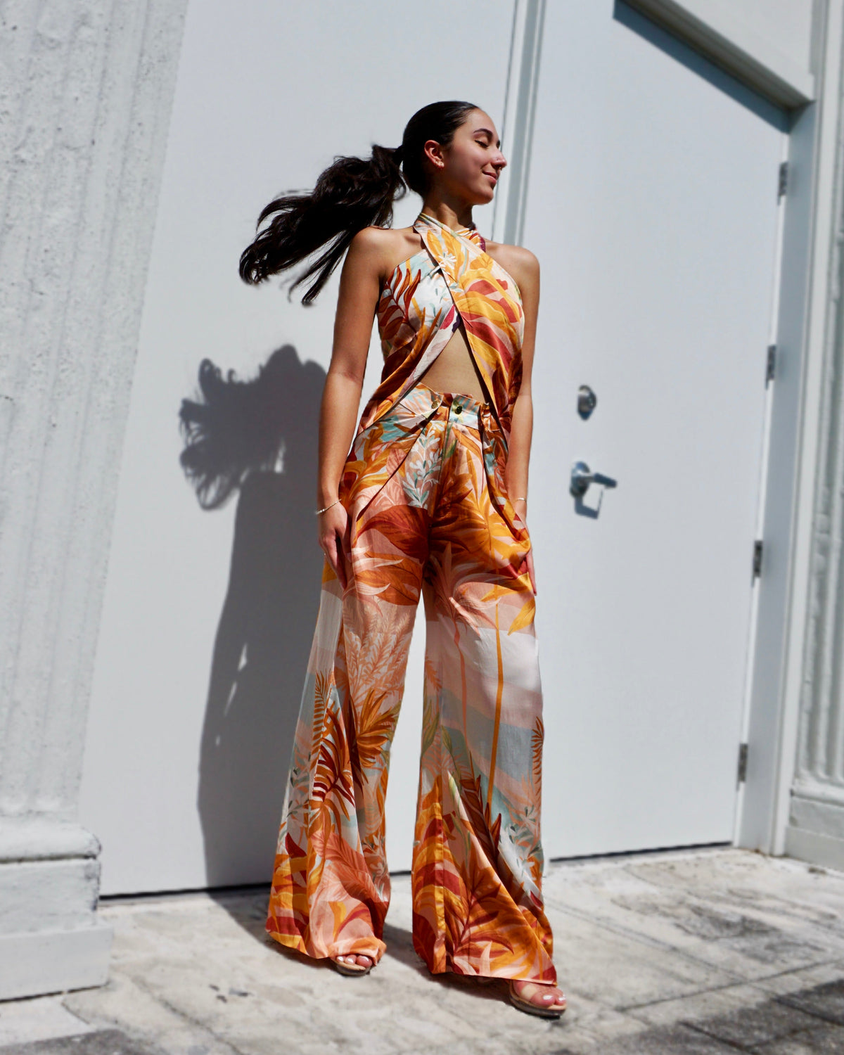 Reversible Scarf Top