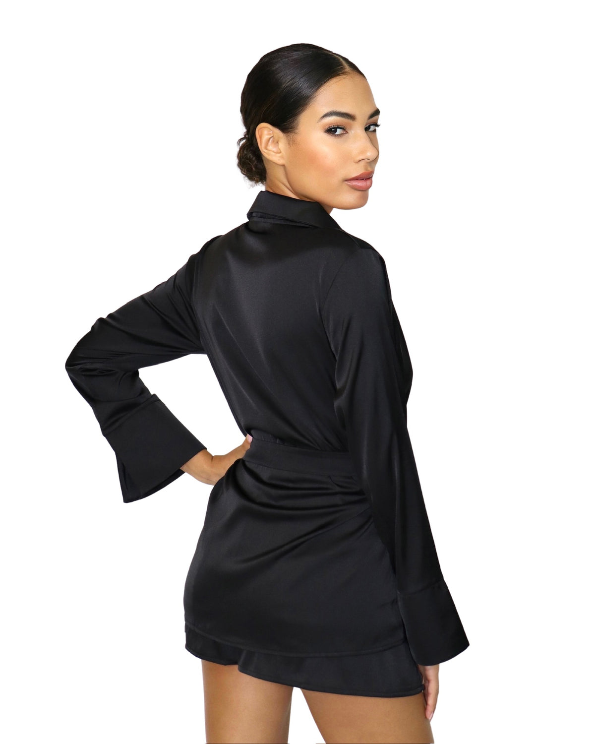 Blazer Top - Satén de Viscosa