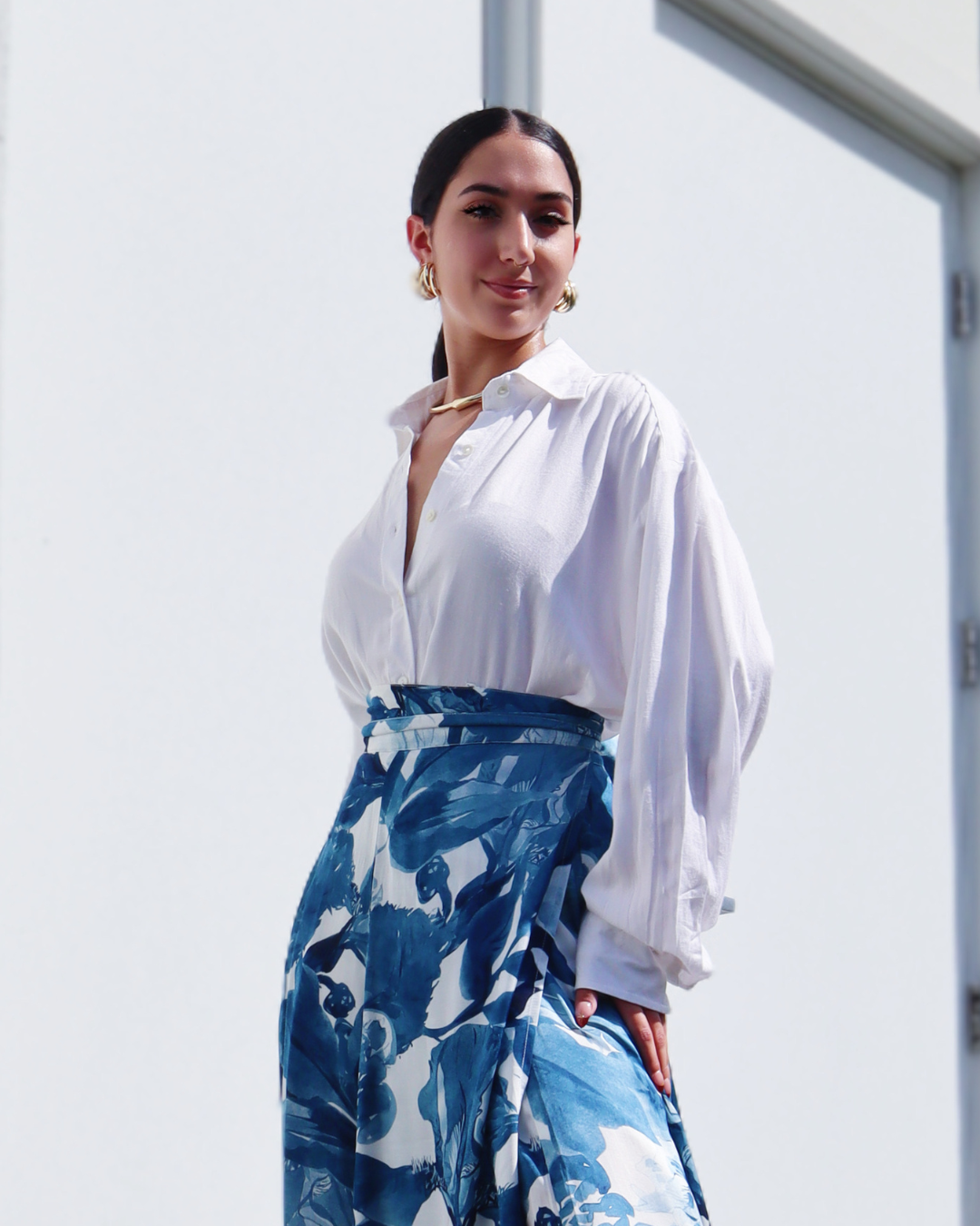 Embroidered Linen Shirt