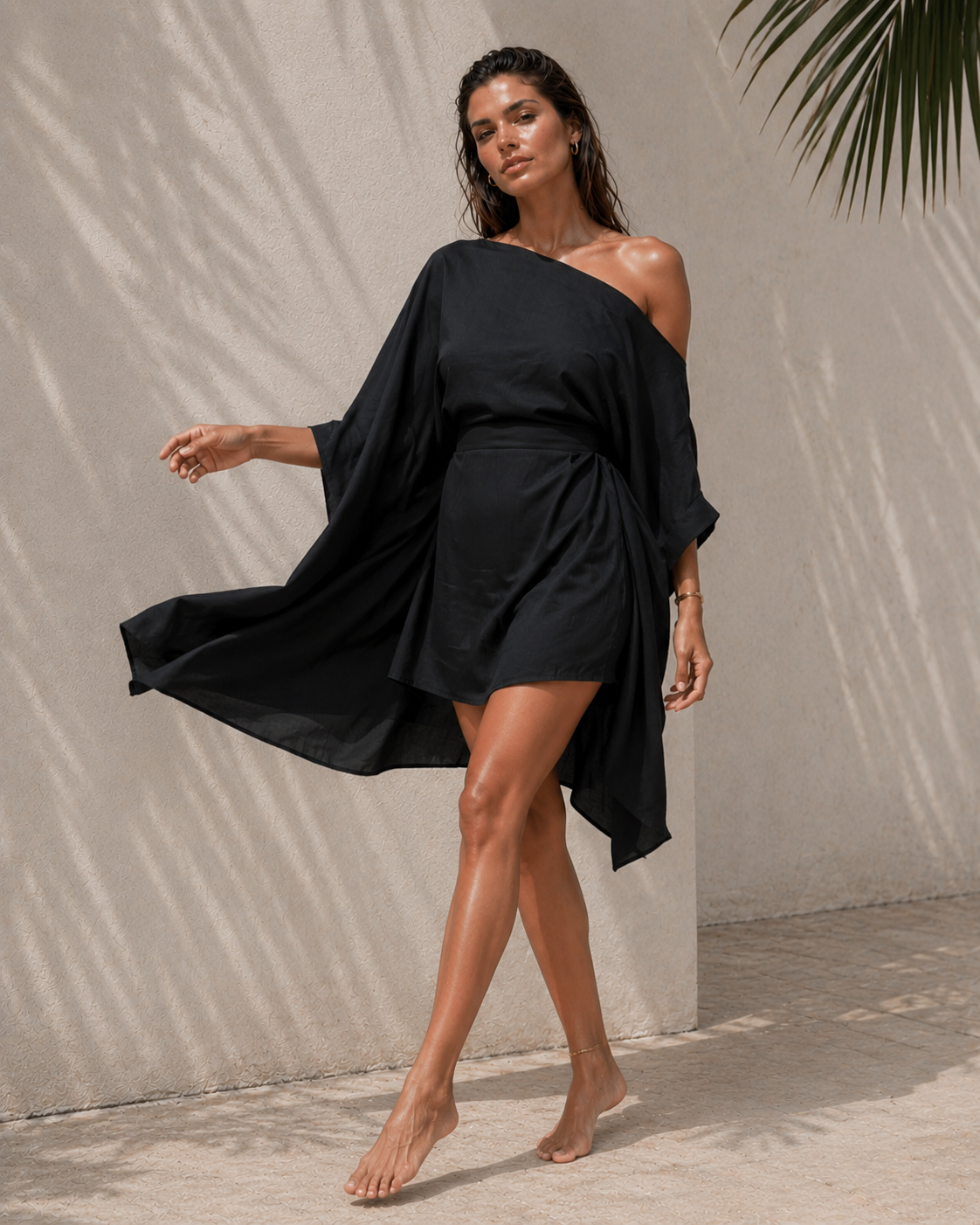 open lace back dress One-Shoulder Multiway Chiffon Maxi Bridesmaid Dress with Flowing Ribbon