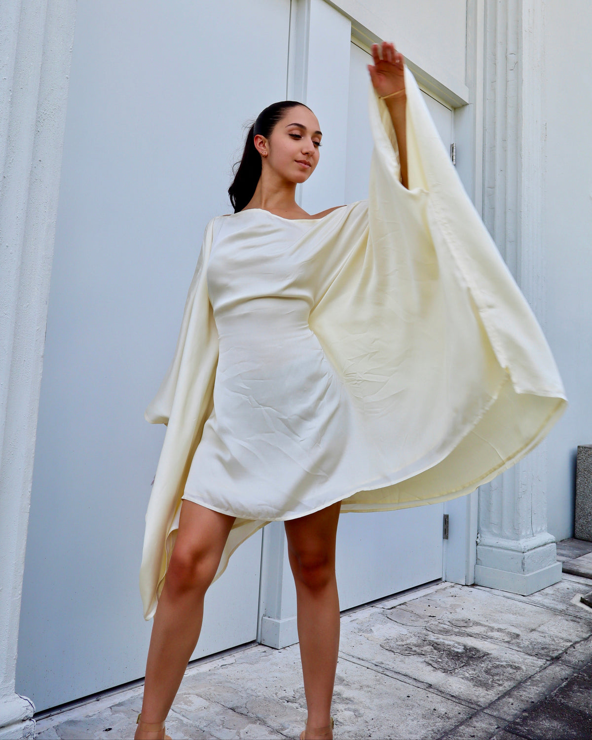 Multiway Cape Dress - Solid