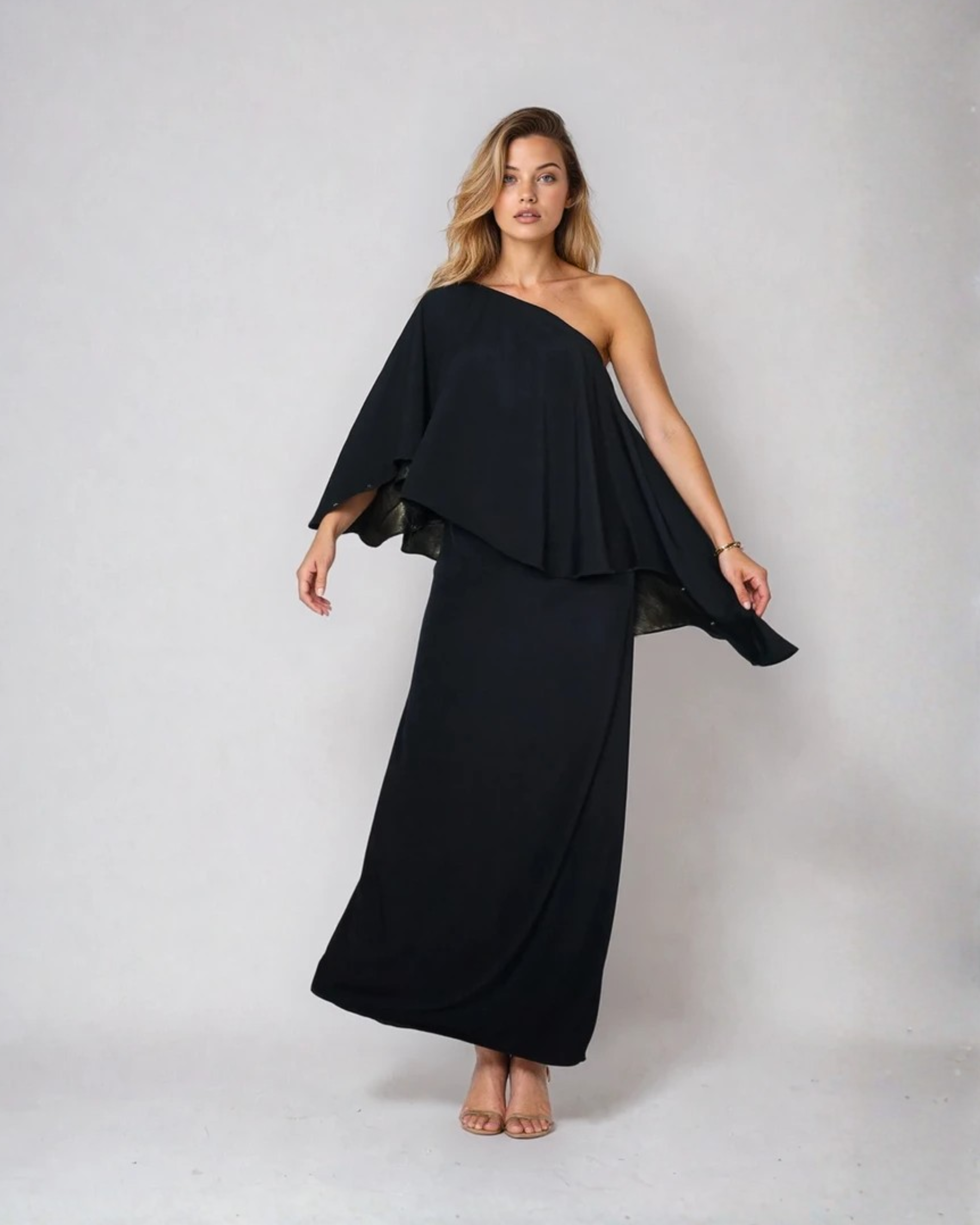 Reversible Cape Top - Liquid Gold