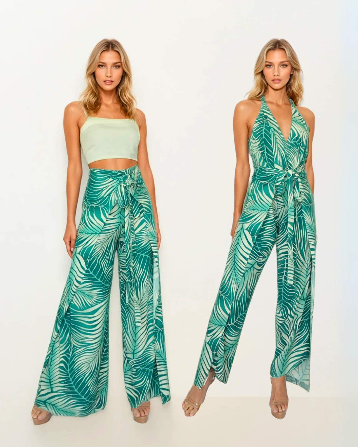 Island Green_model3 Des:Model is 5’8” C cup and wears size S and US 4