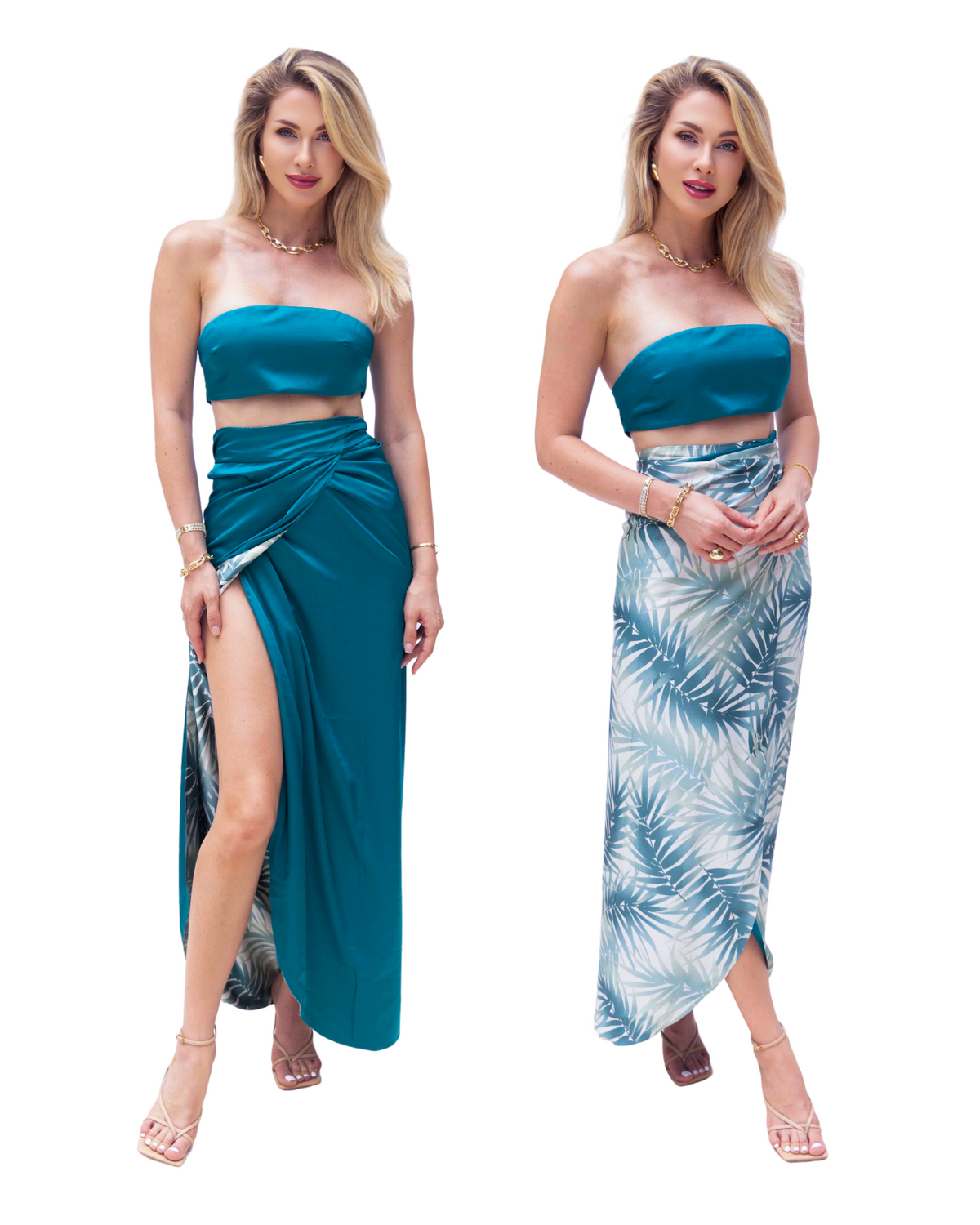 Jade / Paradise Green_model1 Des:Model is 5’9” D cup and wears size S-M and US 4