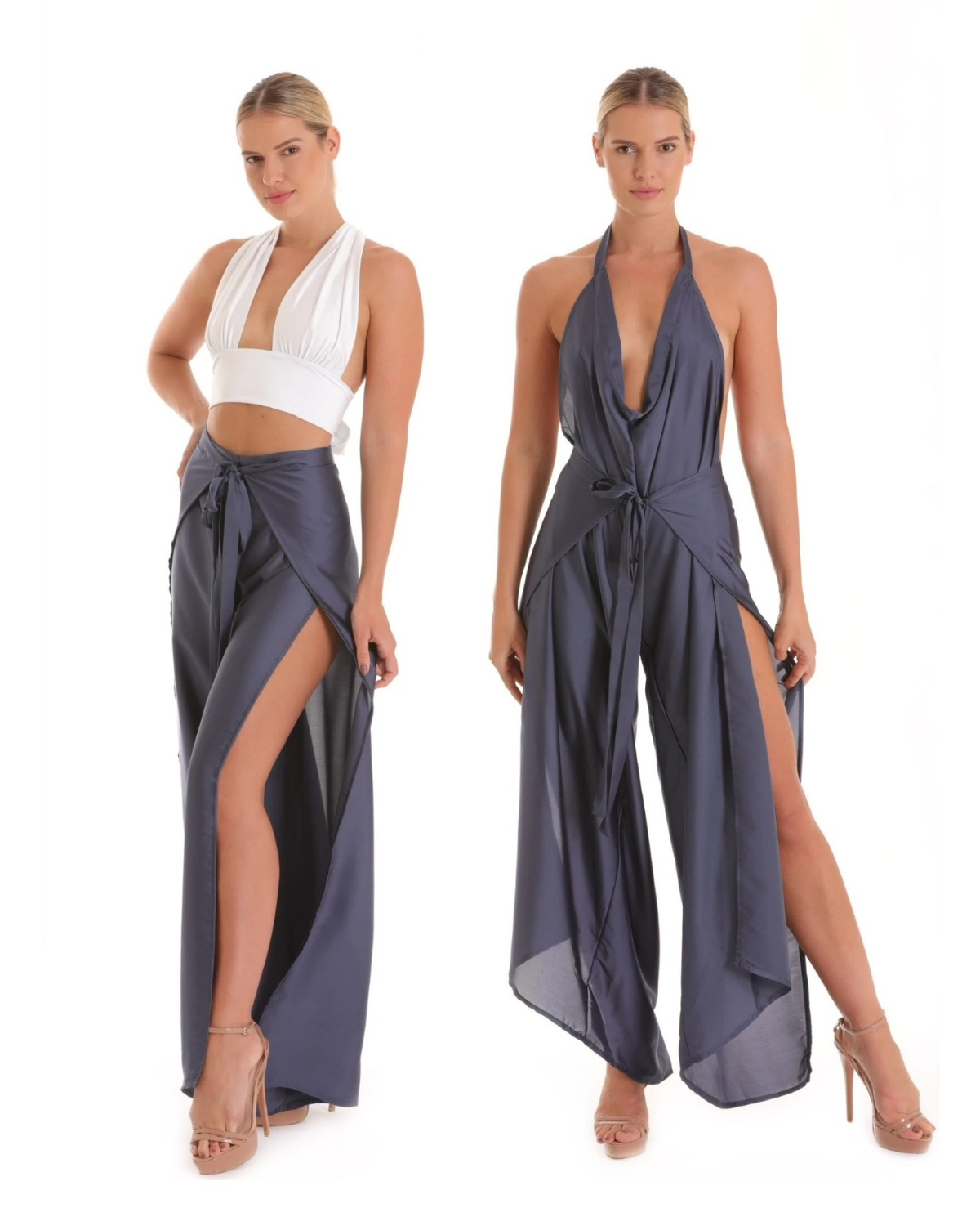 Blue Steel_model1 Des:Model is 5’6” and wears size XS-S and US 0