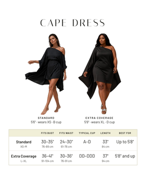 Multiway Cape Dress - Solid