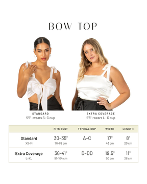Reversible Bow Top - Daisy Bloom