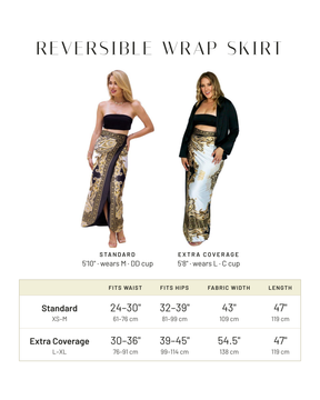 Reversible Wrap Skirt - Linen