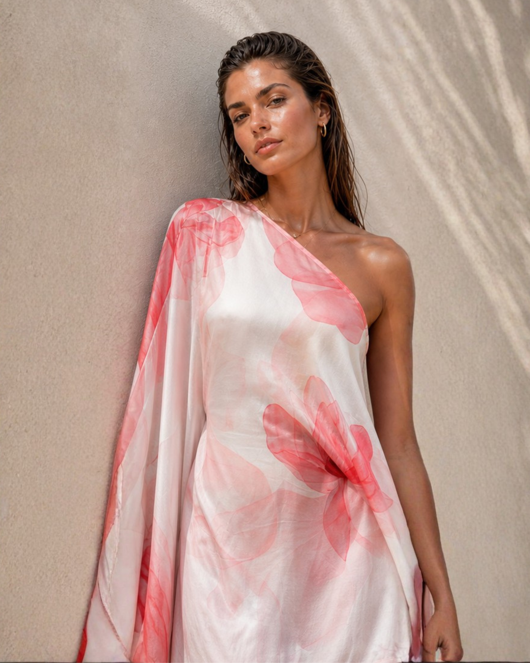 Multiway Cape Dress - Floral