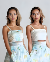 Reversible Bow Top - Daisy Bloom
