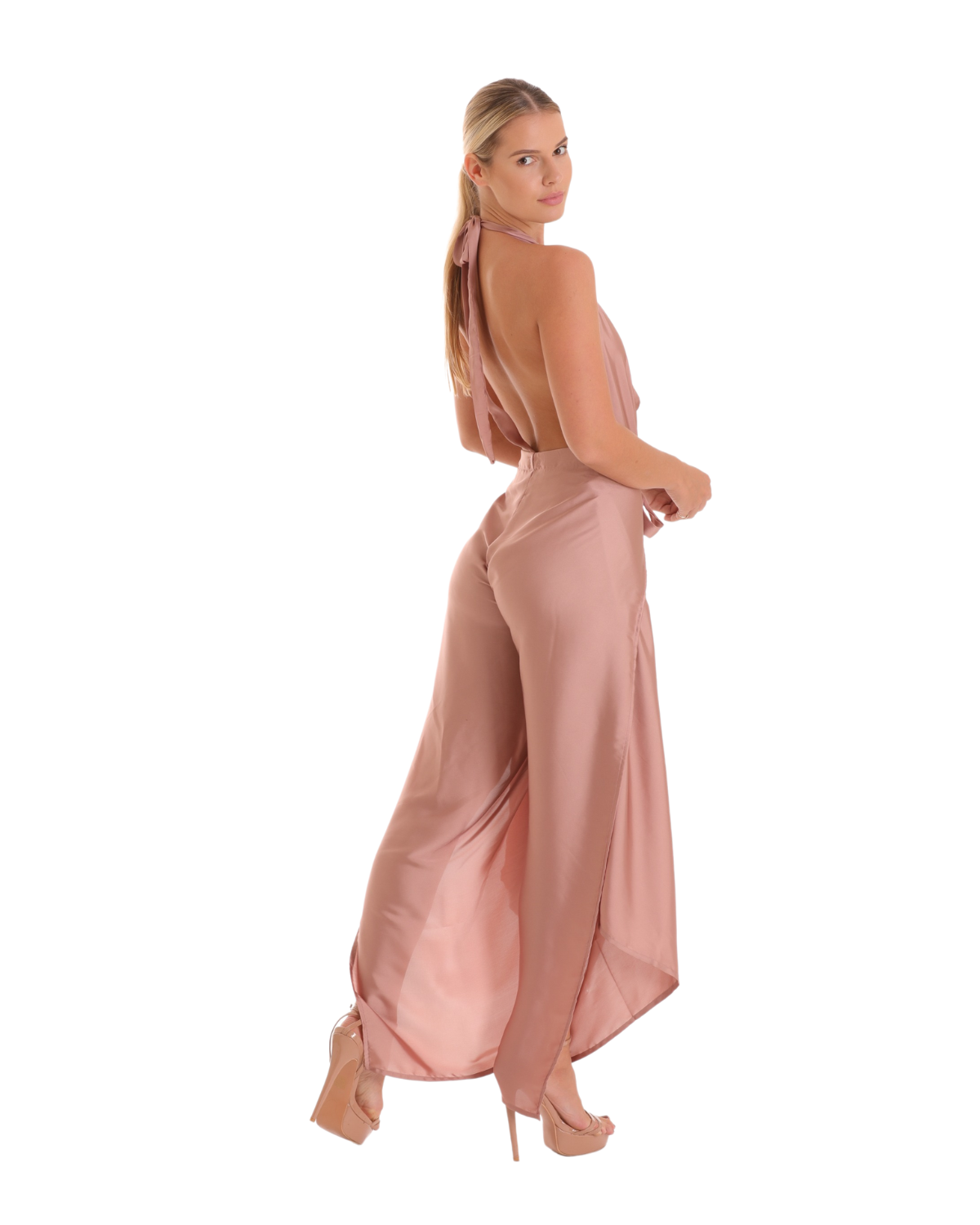 Pant to Jumpsuit Satin