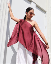 Multiway Silky Cape Top