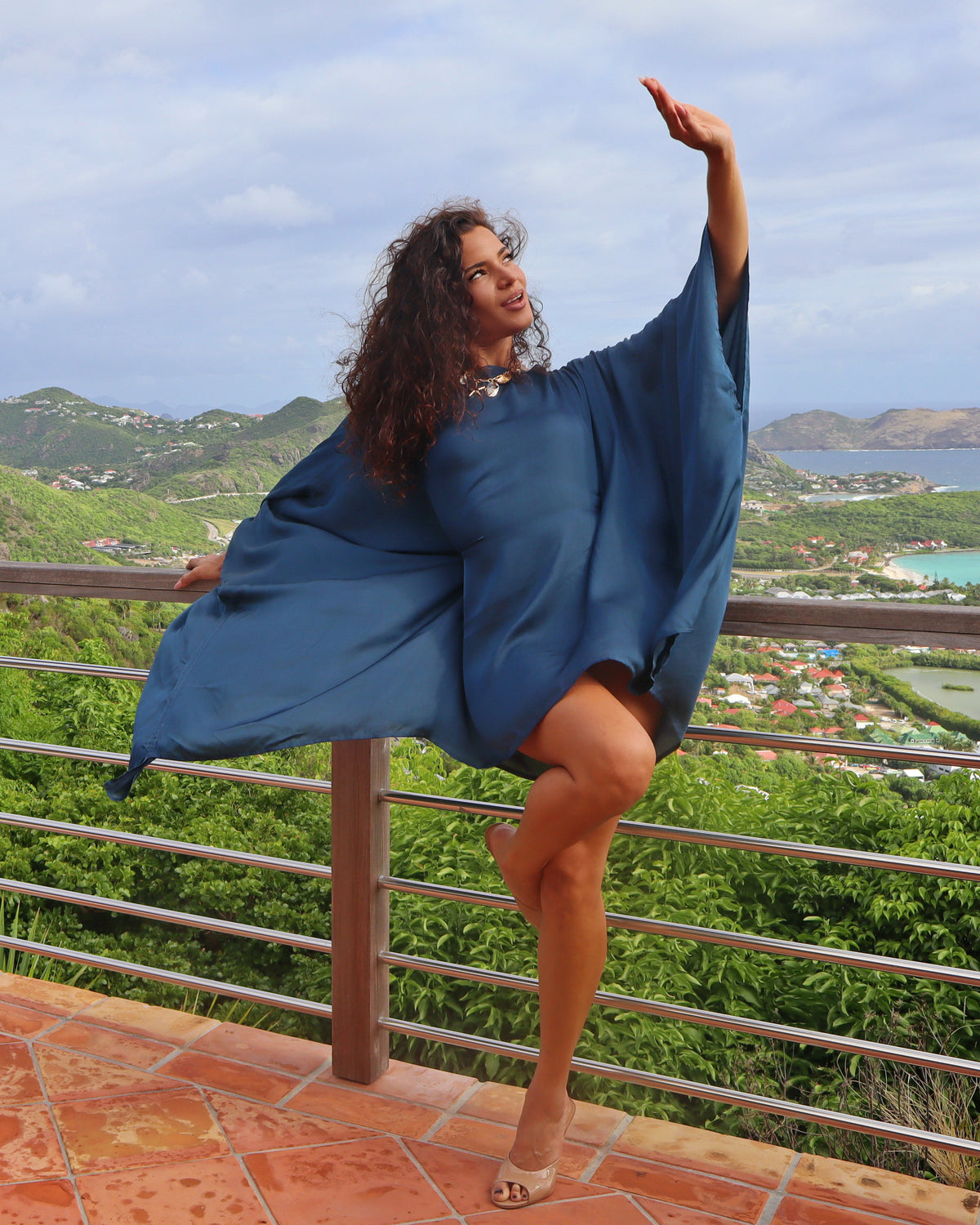 Multiway Cape Dress - Solid