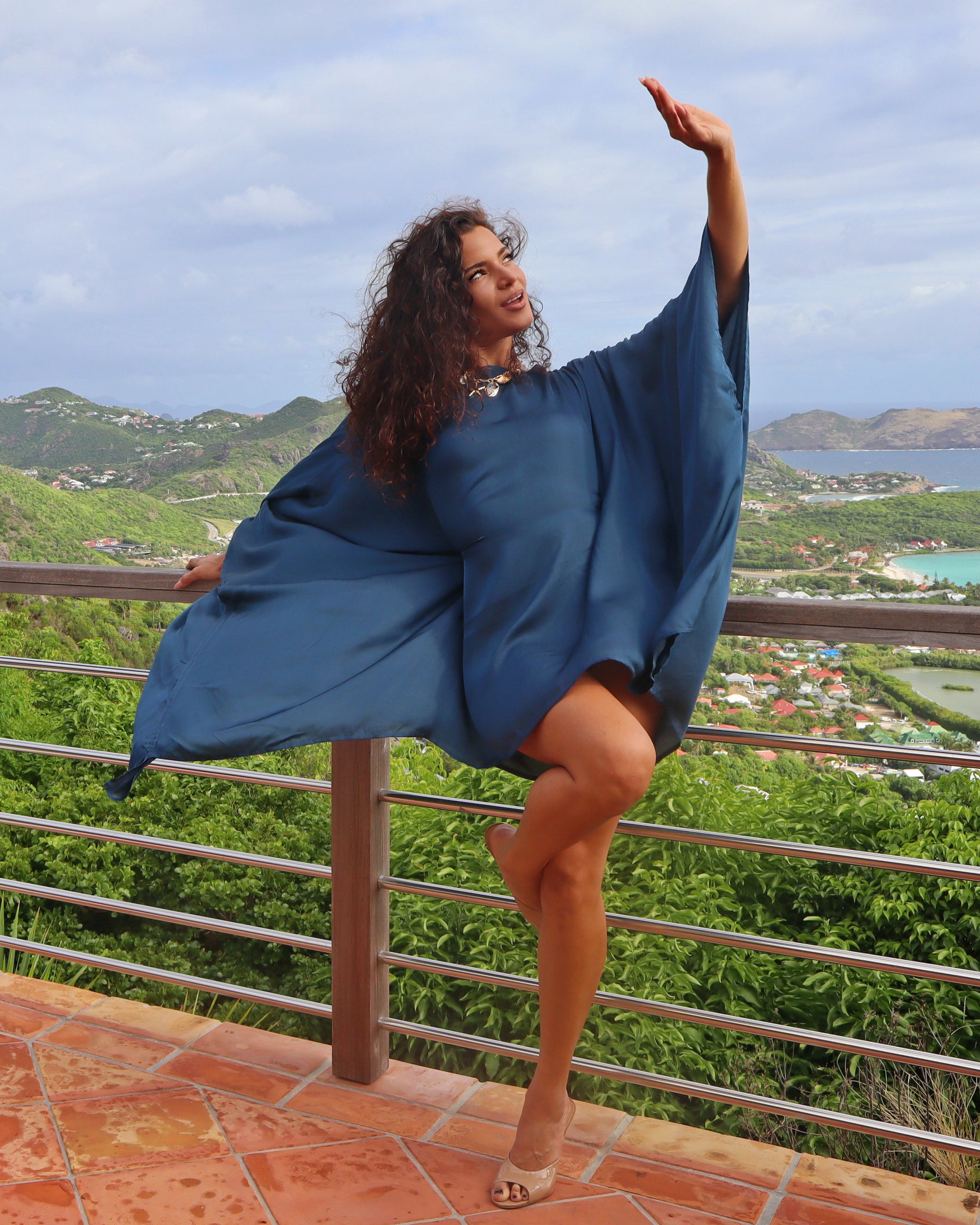 Multiway Cape Dress - Solid