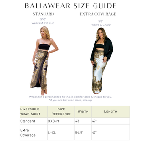 Reversible Wrap Skirt - Linen