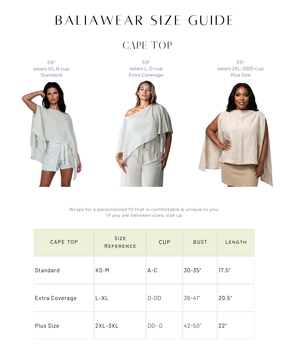 Multiway Linen Cape Top