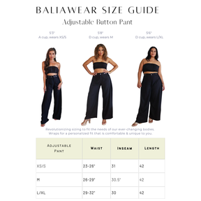 Adjustable Button Pant