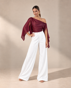 Multiway Silky Cape Top