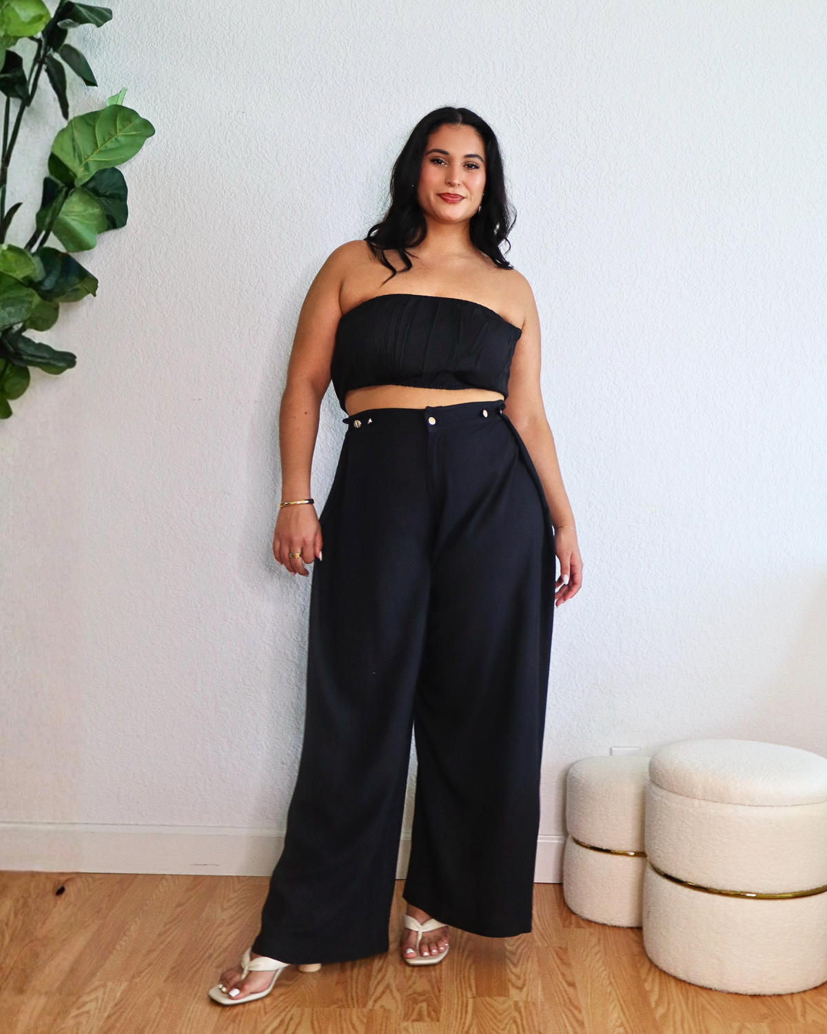 Adjustable Button Pant