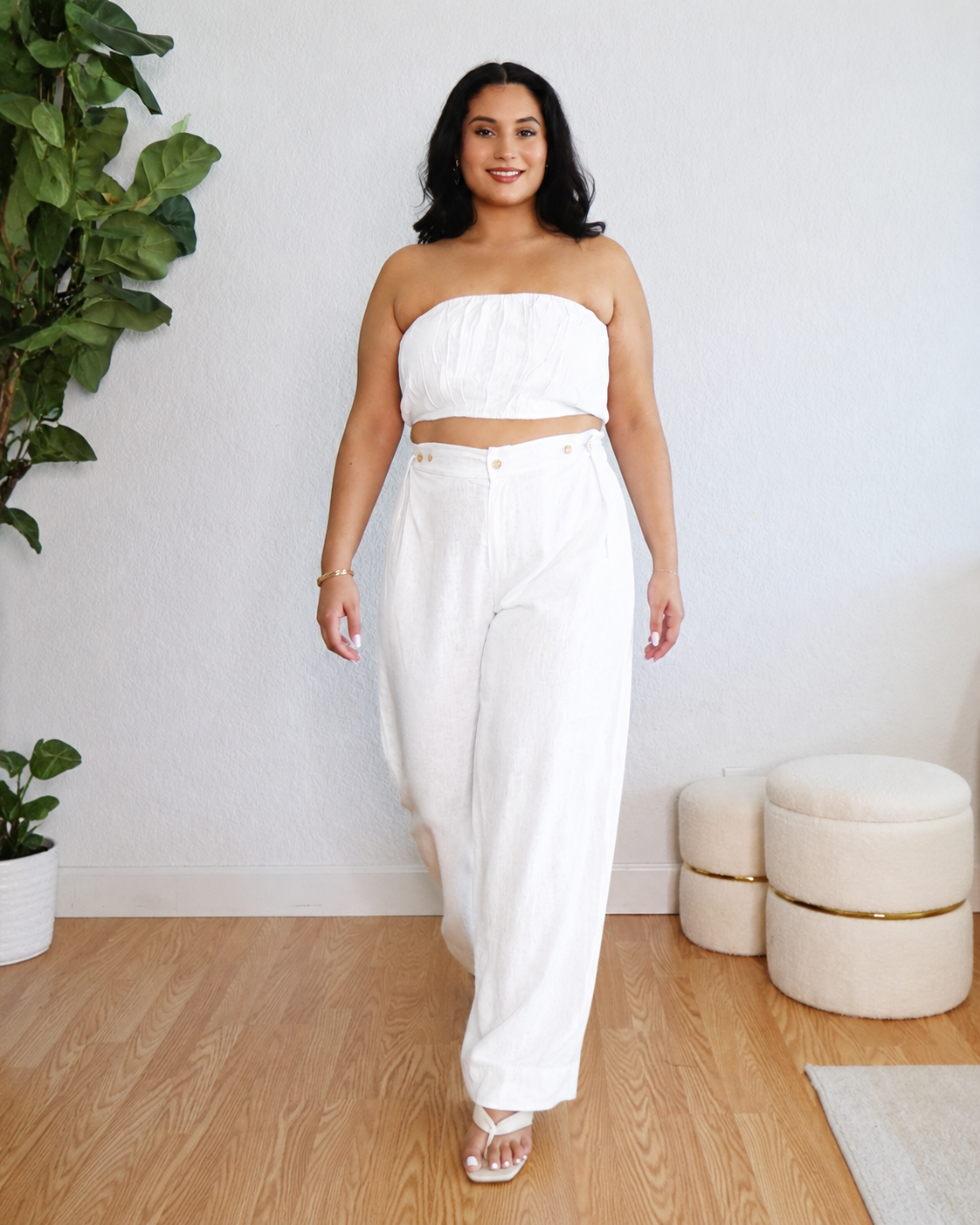Adjustable Button Pant