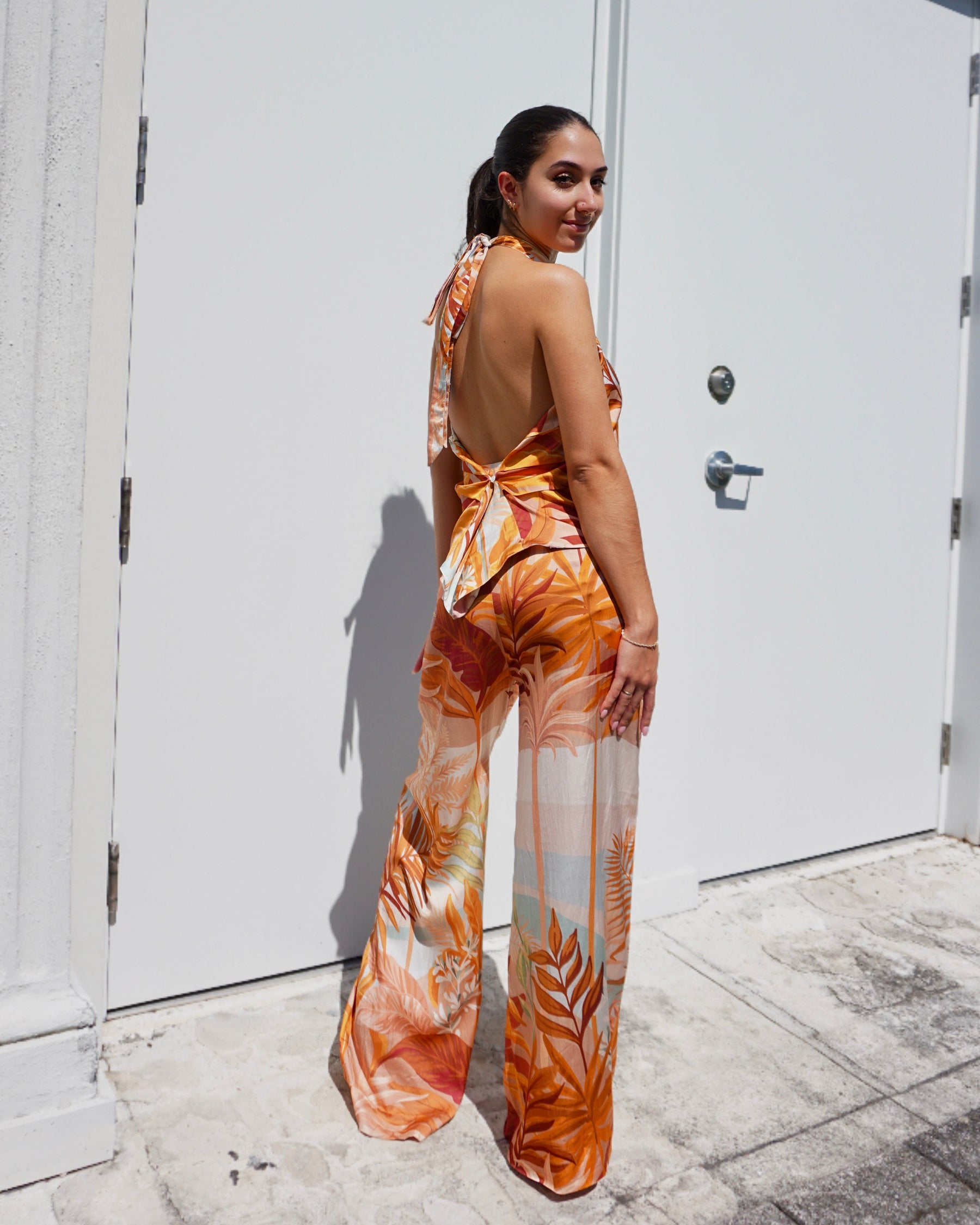 Reversible Scarf Top