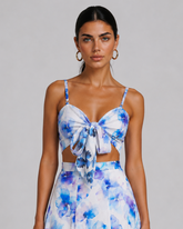 Azzurra Bloom / White_model1 Des:Model is 5'7” B cup and wears size XS and US 2