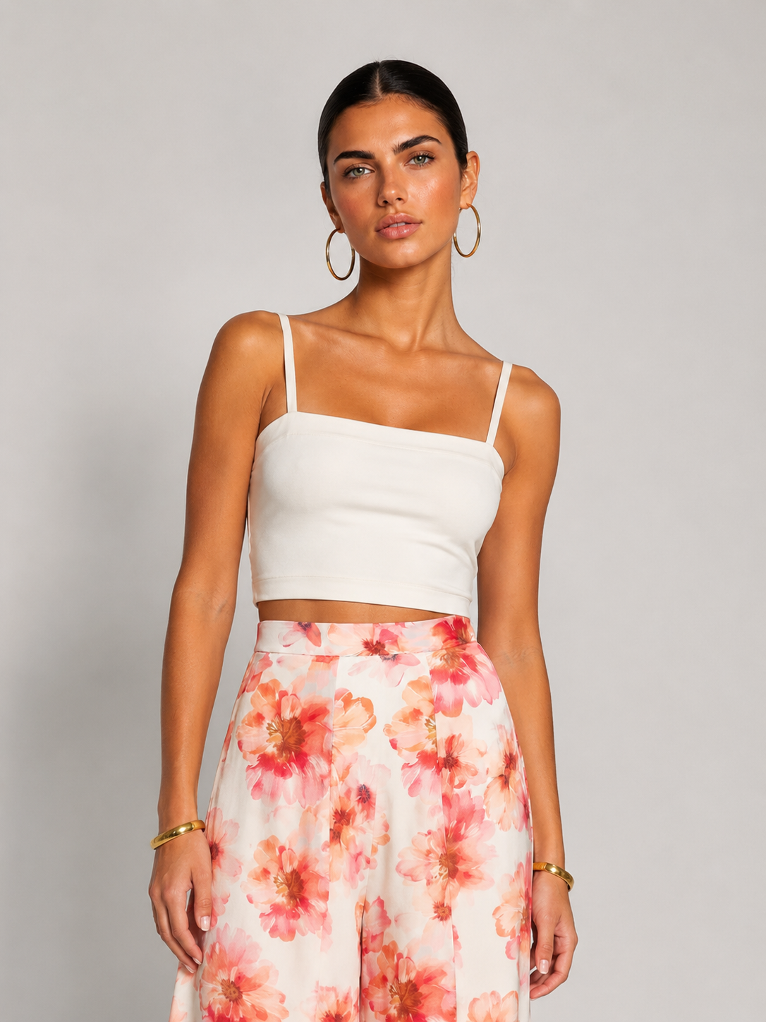 Reversible Bow Top - Sunset Bloom