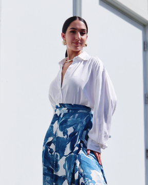 Embroidered Linen Shirt