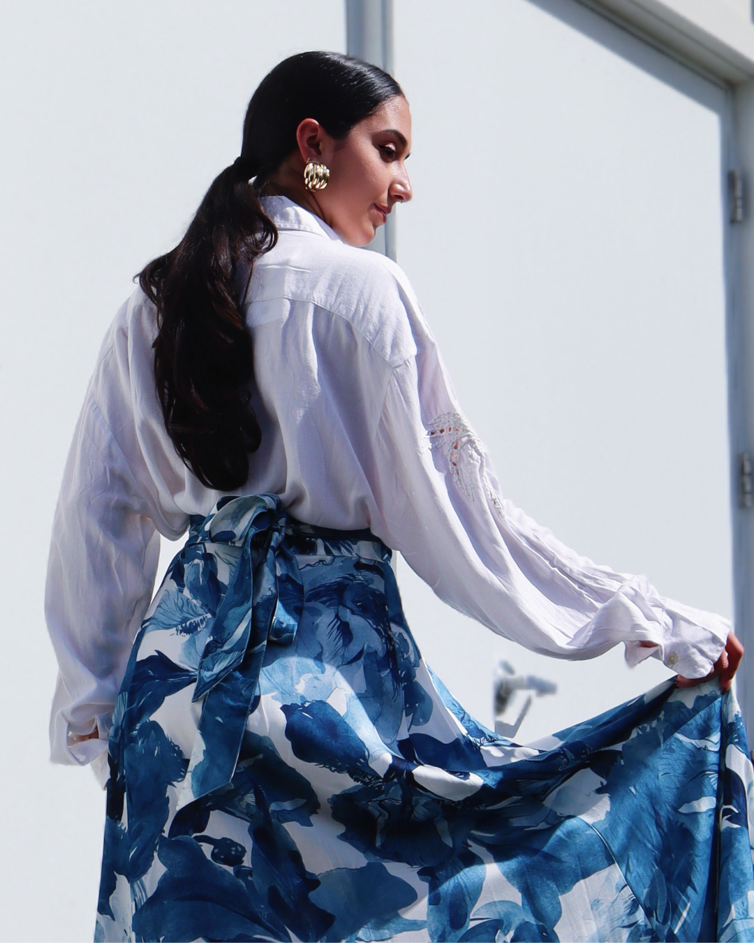 Embroidered Linen Shirt