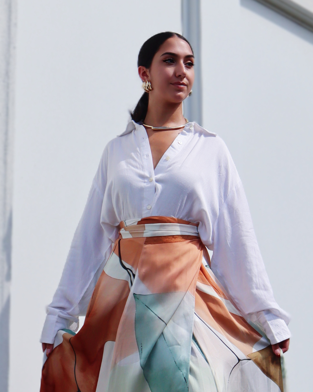 Embroidered Linen Shirt