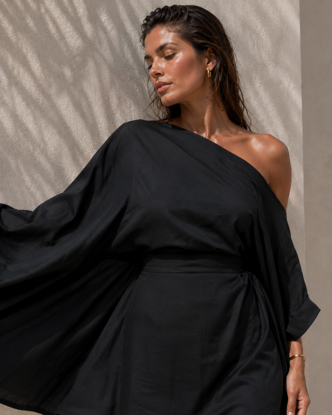 Multiway Cape Dress - Solid