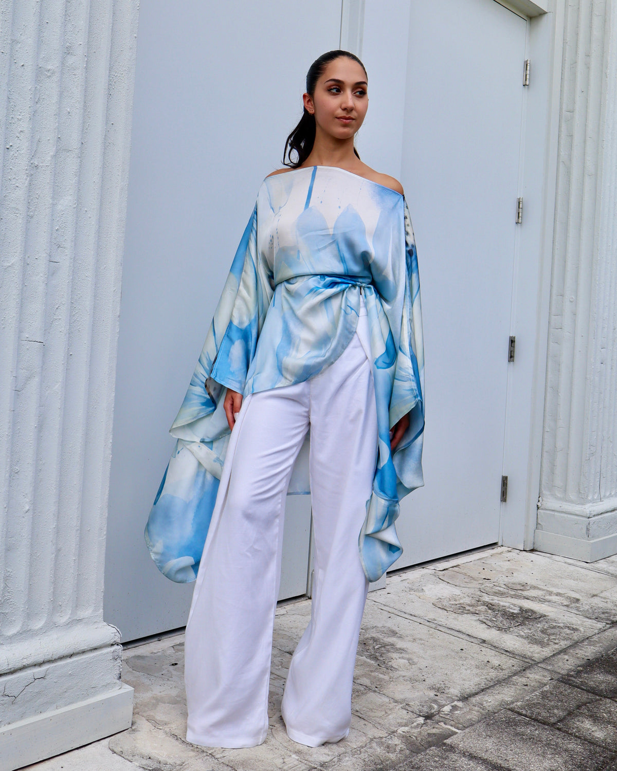 Multiway Cape Dress - Floral