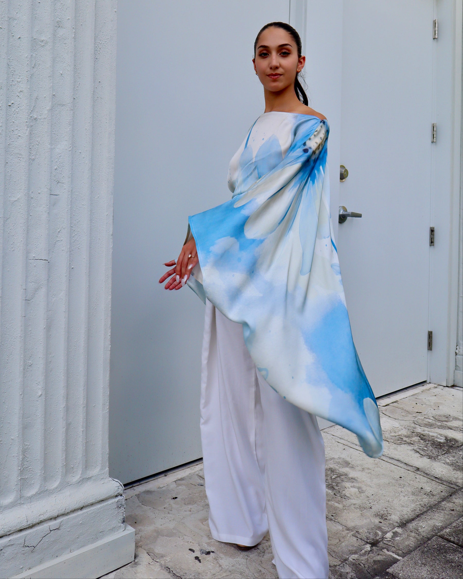 Multiway Cape Dress - Floral