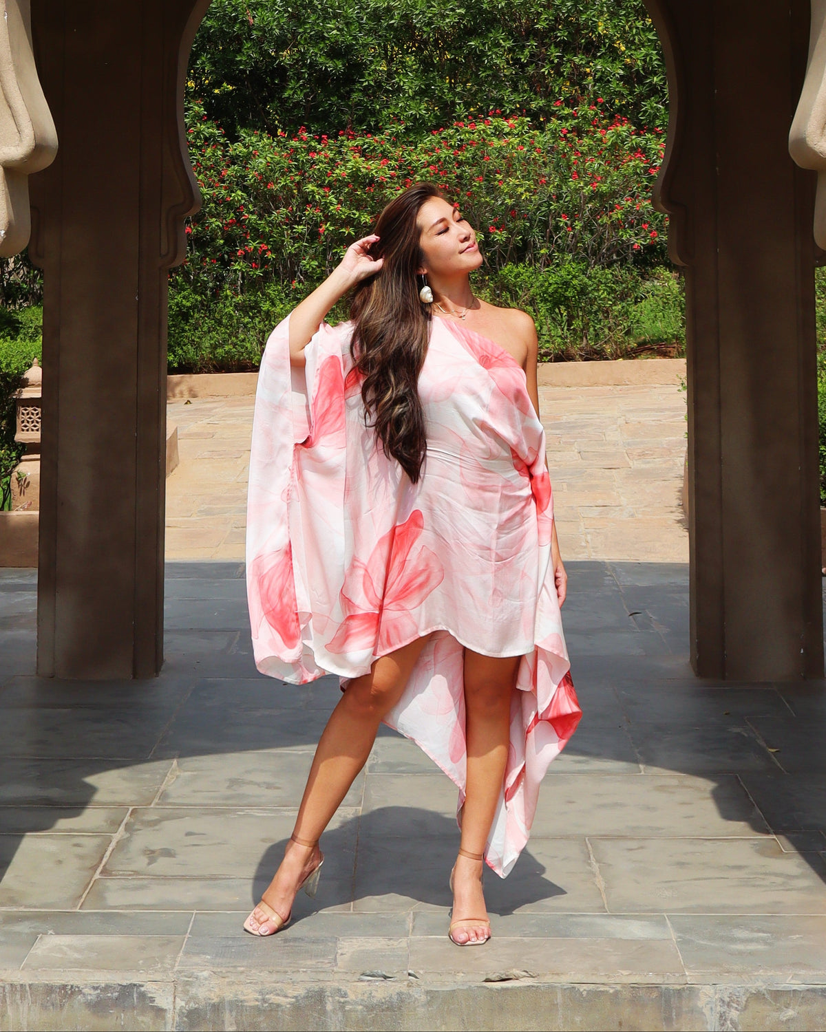 Multiway Cape Dress - Floral