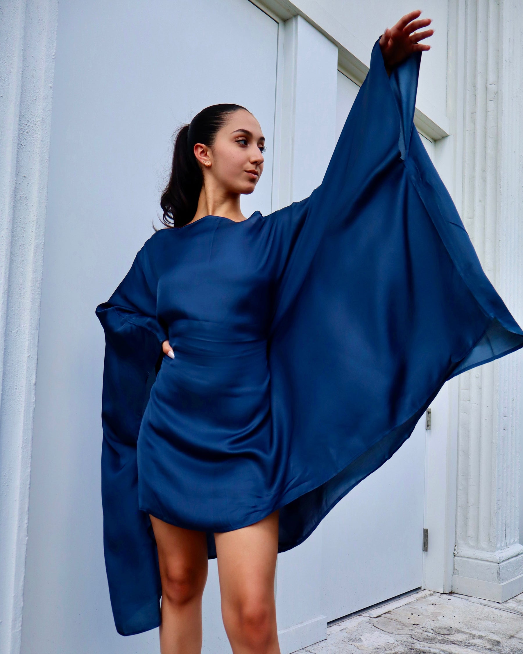 Multiway Cape Dress - Solid