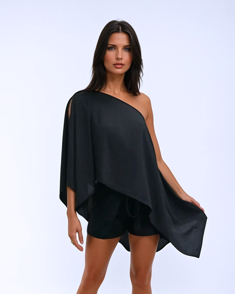 Multi-Way Cape Top| Linen Blend | Baliawear