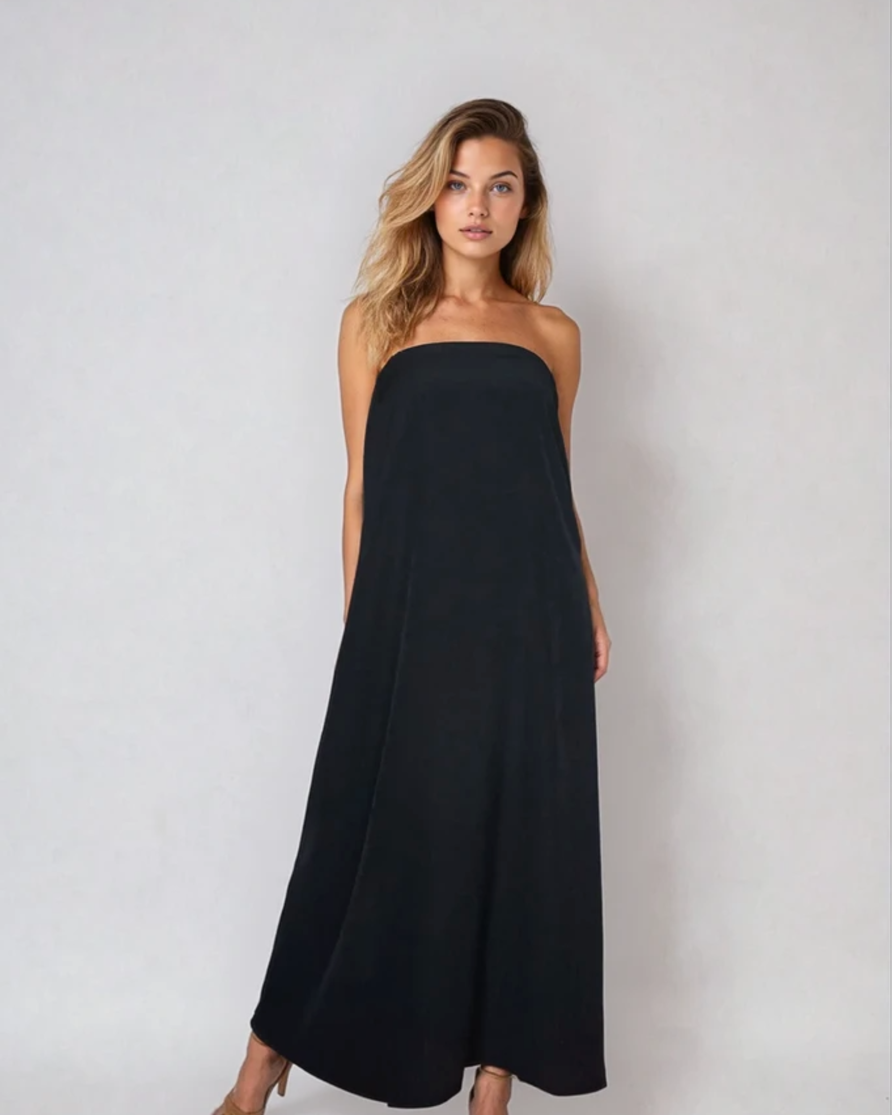 Reversible Maxi Skirt to Dress - Liquid Gold