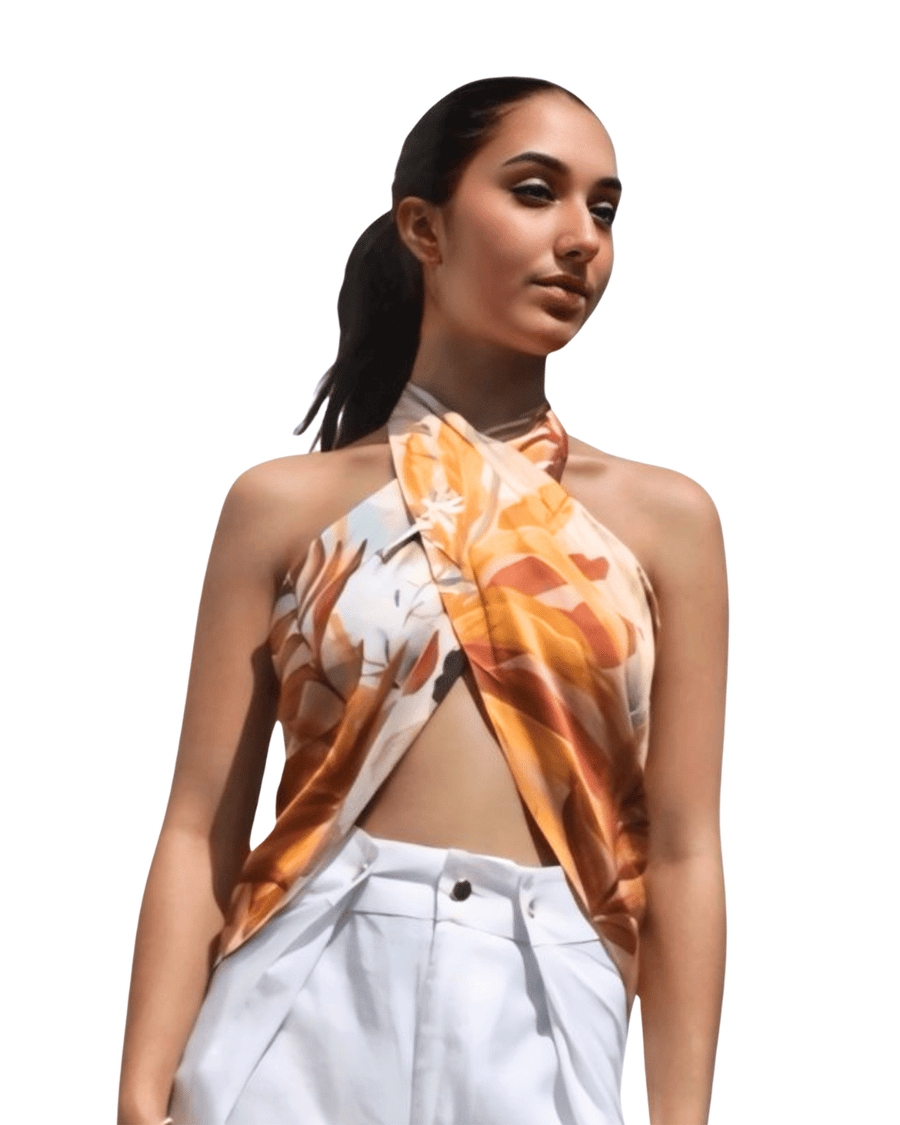 SCARF TOP