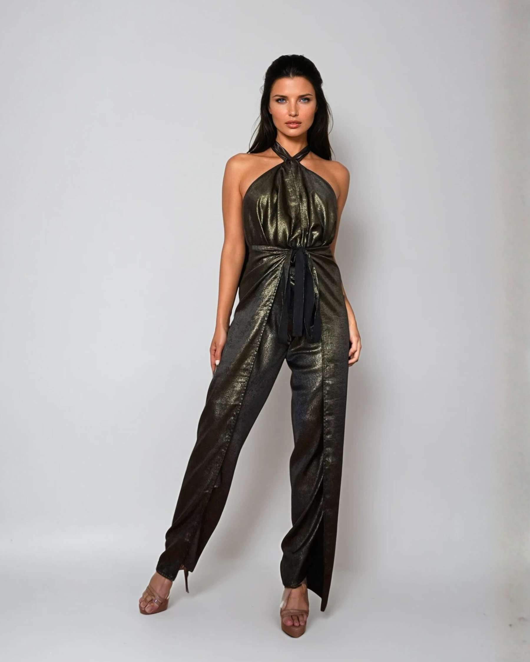 Reversible Pant to Jumpsuit - Gold / Black