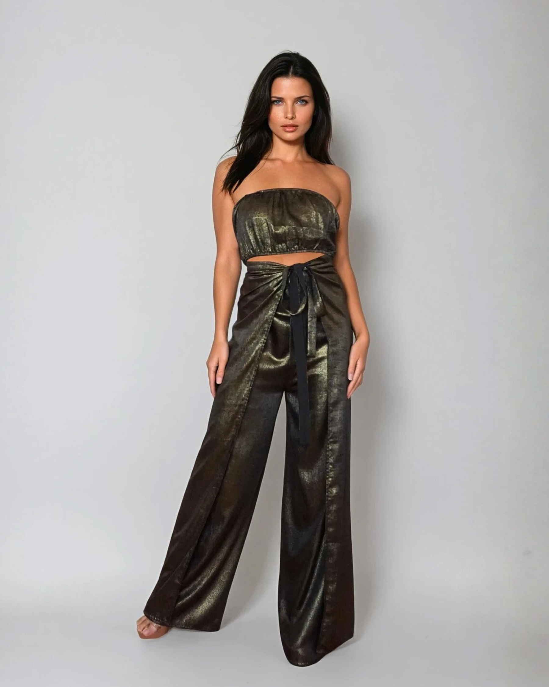 Reversible Pant to Jumpsuit - Gold / Black