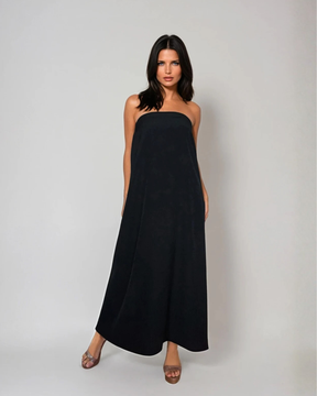 Reversible Maxi Skirt to Dress - Gold / Black