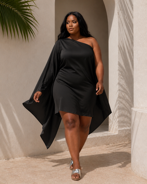 Multiway Cape Dress - Solid