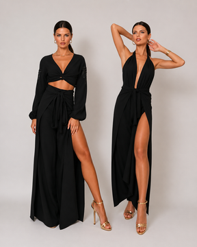 Black_model1 Des:Model is 5’7” B Cup and wears size XS and US 2