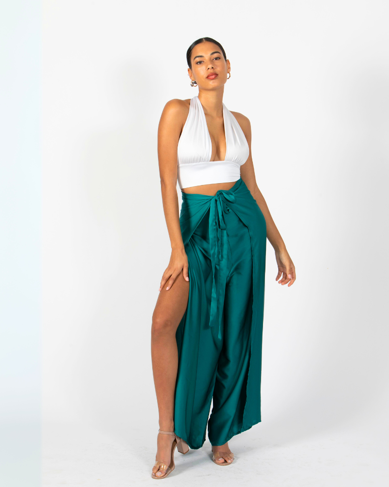 Baliawear Satin Pant to Jumpsuit