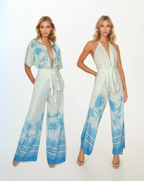 Pant to Jumpsuit - Palma Print