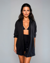 Playa Linen Boyfriend Shirt