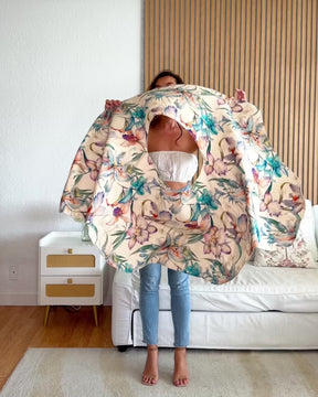 Reversible Cape Top - Linen